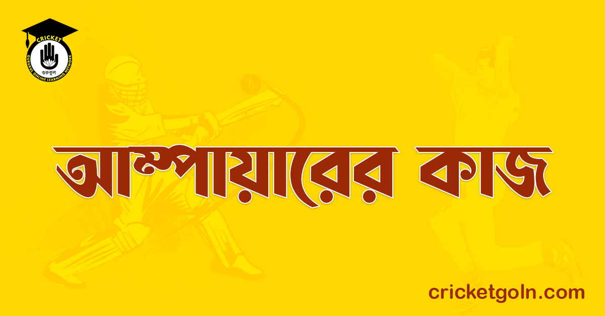 আম্পায়ারের কাজ