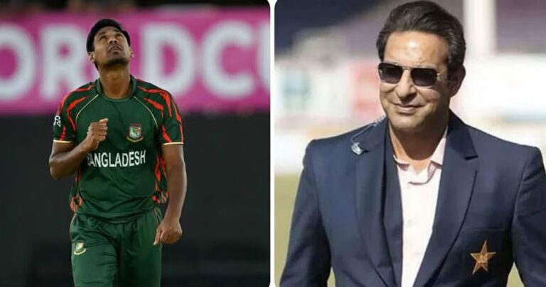 বোলিং রেটিংয়ে মোস্তাফিজকে দশে সাত দিলেন ওয়াসিম আকরাম
