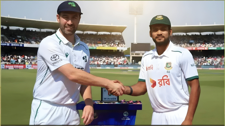 Bangladesh End Day One Strong as Ireland Close on 2708 in Sylhet Test ক্রিকেট গুরুকুল, GOLN