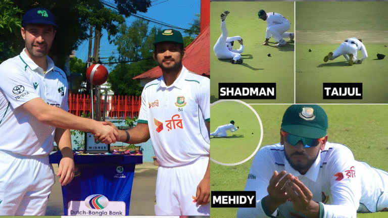 Bangladeshs Missed Catches Cost Them as Ireland Flourishes on Day 1 ক্রিকেট গুরুকুল, GOLN