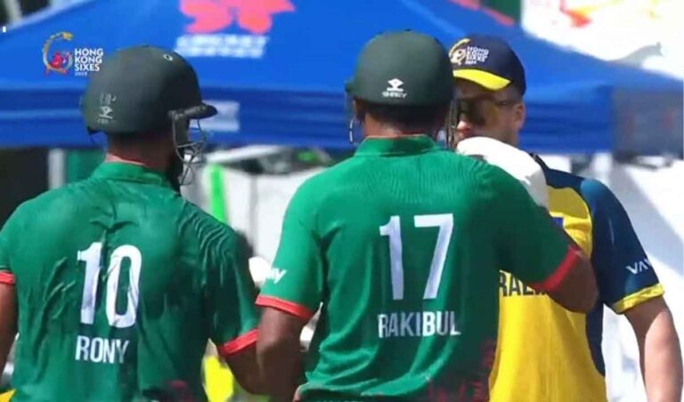 ৩৬ বলে ২১ ছক্কা হজম করে বড় ব্যবধানে হারল বাংলাদেশ