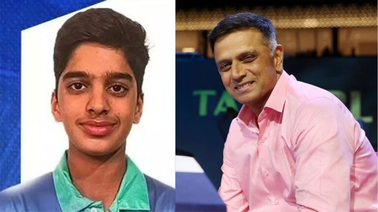 দ্রাবিড়ের ছোট ছেলে অন্বয়