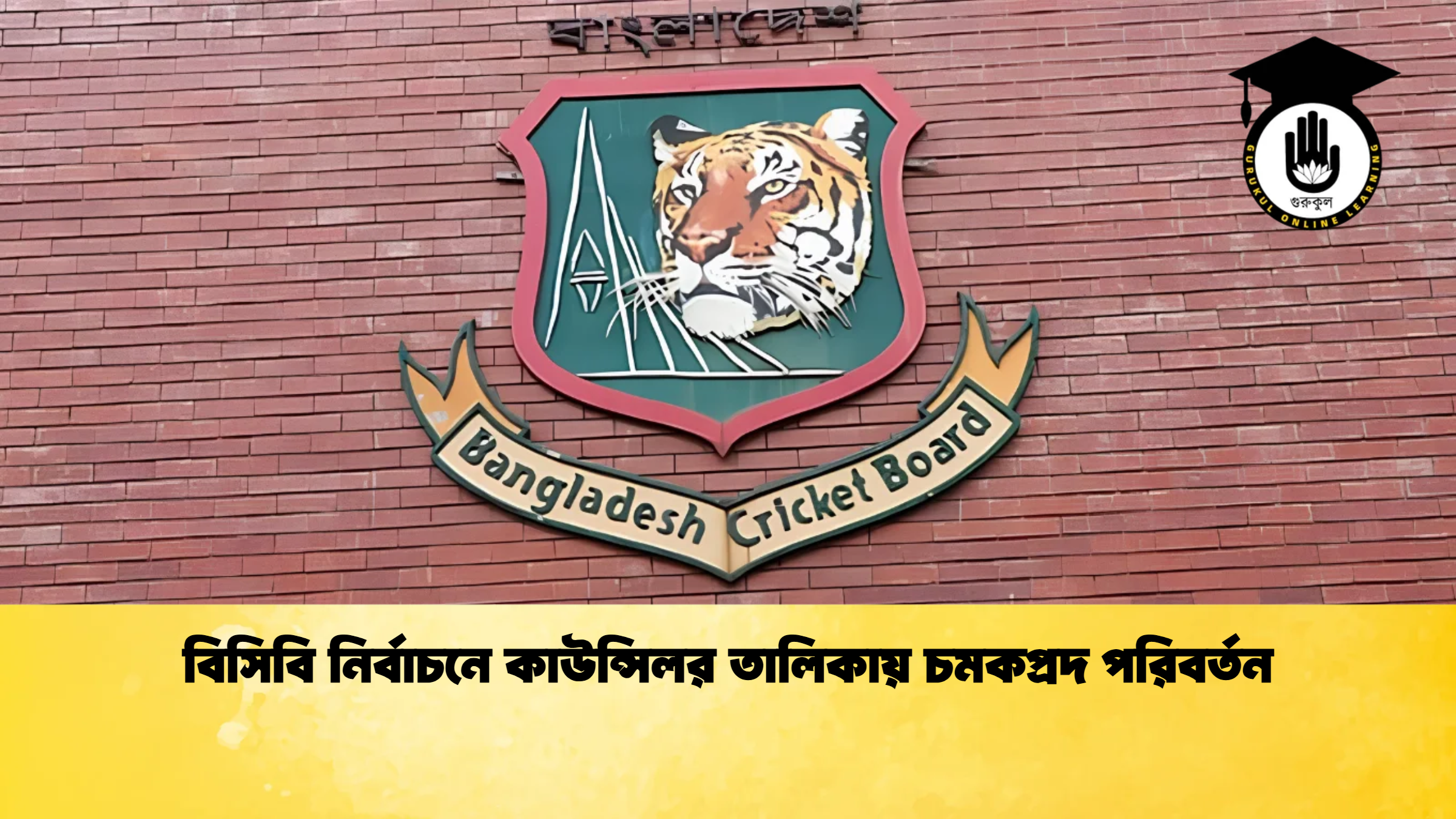 বিসিবি নির্বাচনে কাউন্সিলর তালিকায় চমকপ্রদ পরিবর্তন ক্রিকেট গুরুকুল, GOLN
