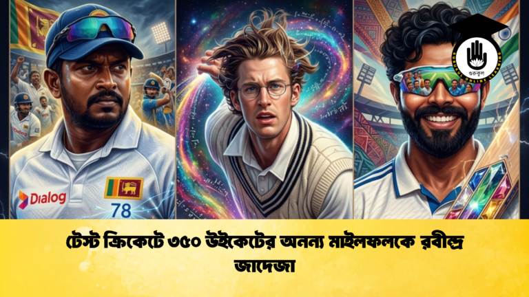 টেস্ট ক্রিকেটে ৩৫০ উইকেটের অনন্য মাইলফলকে রবীন্দ্র জাদেজা 2 ক্রিকেট গুরুকুল, GOLN